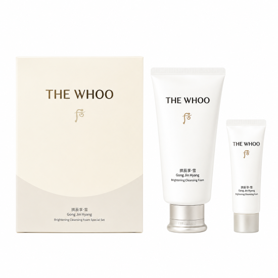Whoo Gongjinhyang Brightening Cleansing Foam Special 180ml & 40ml