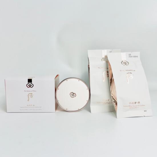 Whoo Gongjinhyang Seol Radiant White Tone Up Sun Cushion & 2 Refills