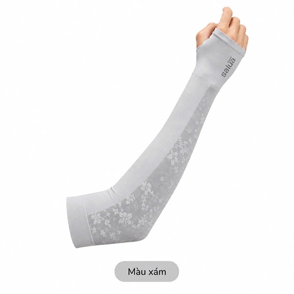 Salua Cool Sun Protection Gloves #03 (Gray)