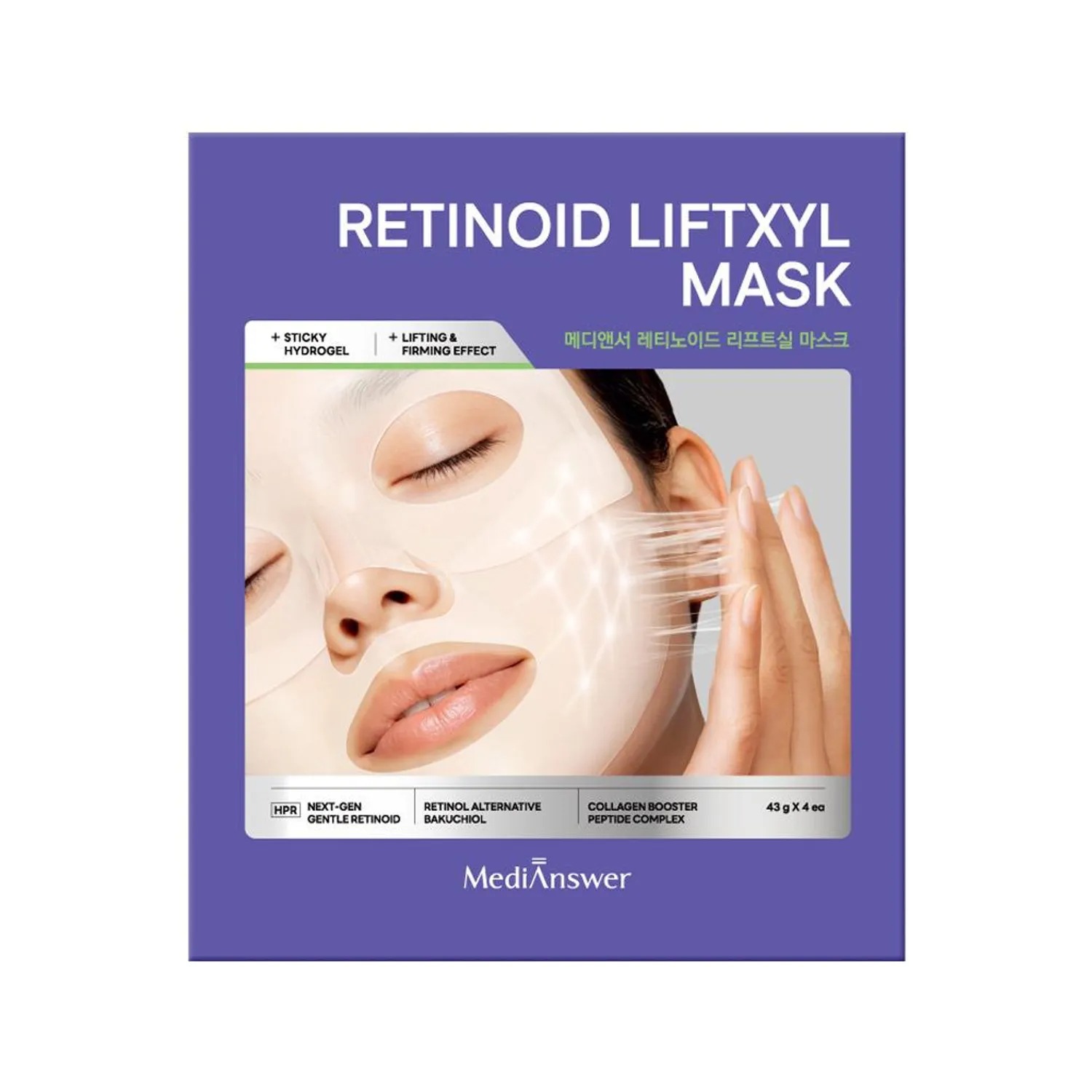MediAnswer Retinoid Liftxyl Mask 4 Sheets