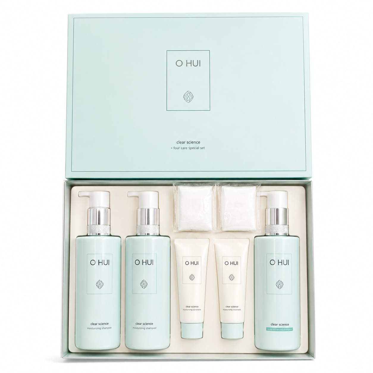 Set Ohui Clear Science Moisturizing Shampoo 400ml*2ea & Conditioner 400ml