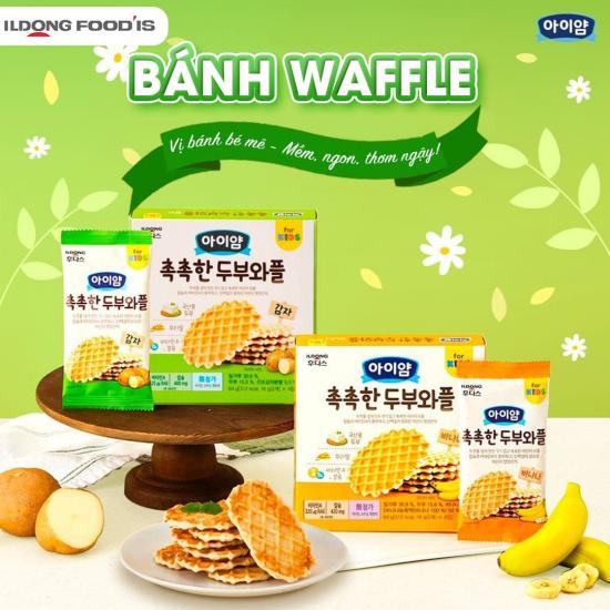 Set Ildong Baby Waffle Snack 12m+ - Mix 6pcs