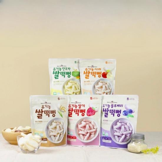 Set Mom's Choice Organic Rice Snack - Mix 5pcs