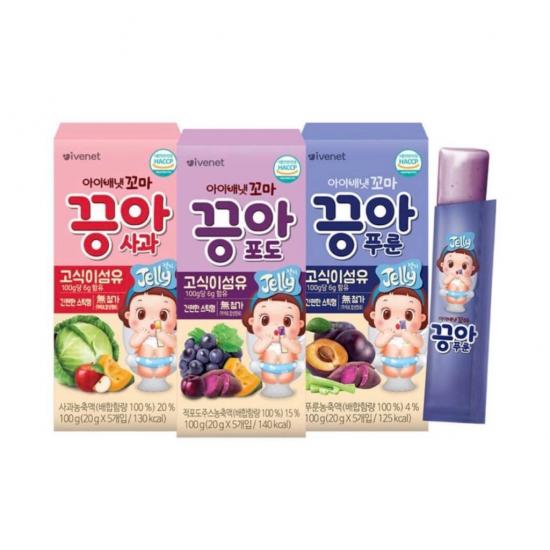 Set Ivenet Fruit & Vegetable Jelly - Mix 10pcs