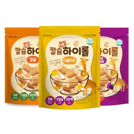 Ivenet Calcium Hi Roll Snack Mix 3 Flavors 3pcs