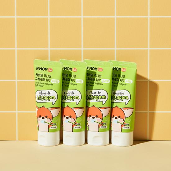 Set K-Mother Toothpaste for Kids 5y+ - Apple Flavor 4 pcs