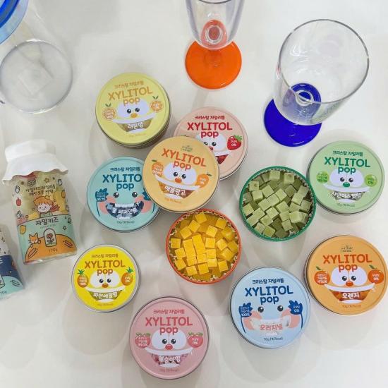 Set Xylitol Handmade Mellow Nature Candy - Lemon 3pcs