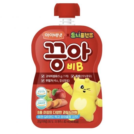 Set Ivenet Fruit Juice for 12m+ 10pcs - Flavor B