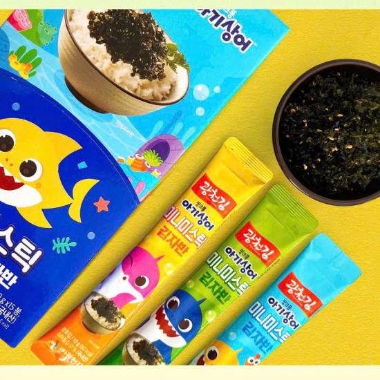 PinkFong Rice Seasoning Seaweed - Box 15pcs
