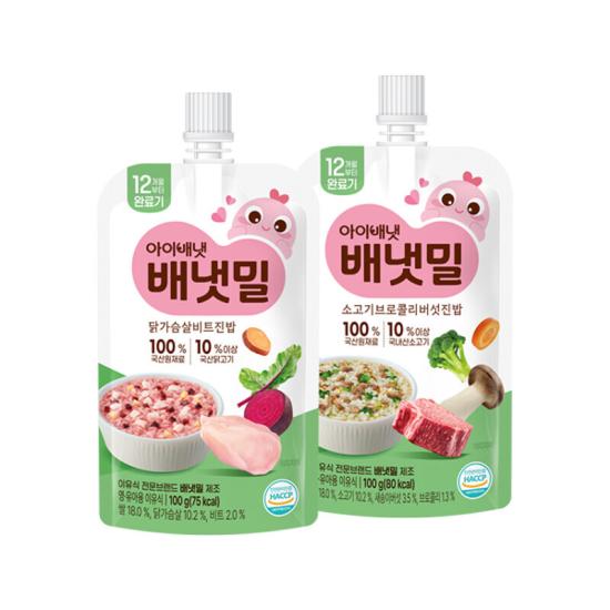 Ivenet Baby Fresh Porridge 12M+ - 6pcs