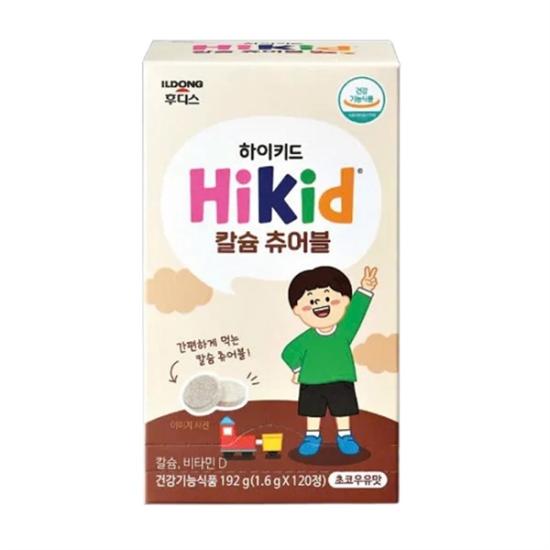 Canxi Ildong Foodis HiKid Calcium Chewable Tablets (Chocolate Flavor) 192g