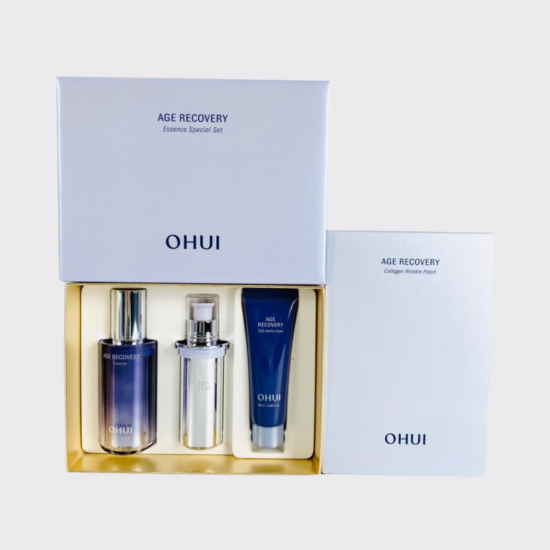 OHUI Age Recovery Essence 50ml + 1 Refill + Gift