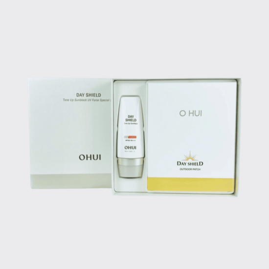 OHUI Day Shield Tone Up Sunblock UV Force 50ml + Gift