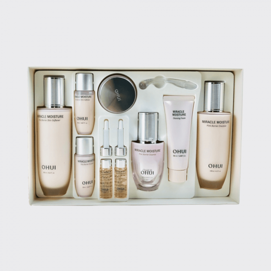 OHUI Miracle Moisture Skin Care - Toner 150ml + Emulsion 140ml + Mini Gifts