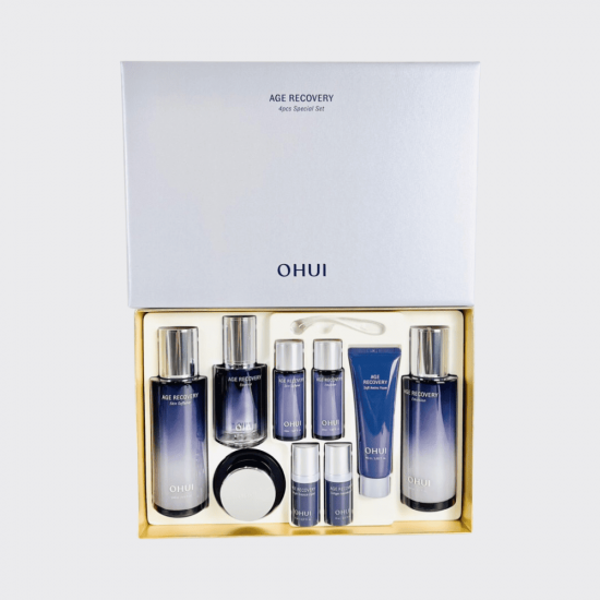 OHUI Age Recovery - Toner 150ml + Emulsion 140ml + Essence 25ml + Cream 25ml + Mini Gifts