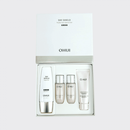 OHUI Day Shield Perfect Sun Black 50ml + Mini Gifts
