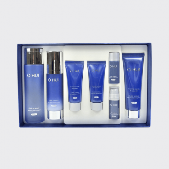 OHUI Clinic Science - Cleansing Foam 80m + Toner 150ml + Moisturizer 75ml + Mini Gifts