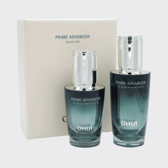 OHUI Prime Advancer De-Aging Ampoule Serum 50ml + 20ml