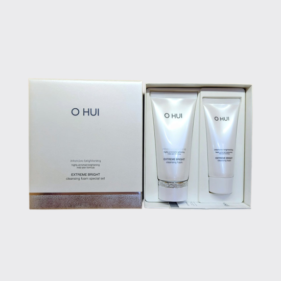 OHUI Extreme Bright Cleansing Foam 160ml + 100ml