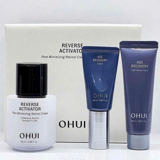 OHUI Reverse Activator Pore Minimizing Retinol Cream 50ml + Gifts