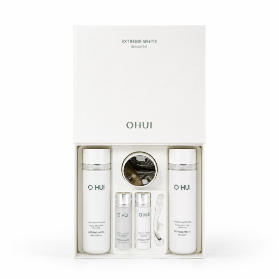 OHUI Extreme White - Toner 120ml - Emulsion 120ml - Cream 20ml - Mini Gifts