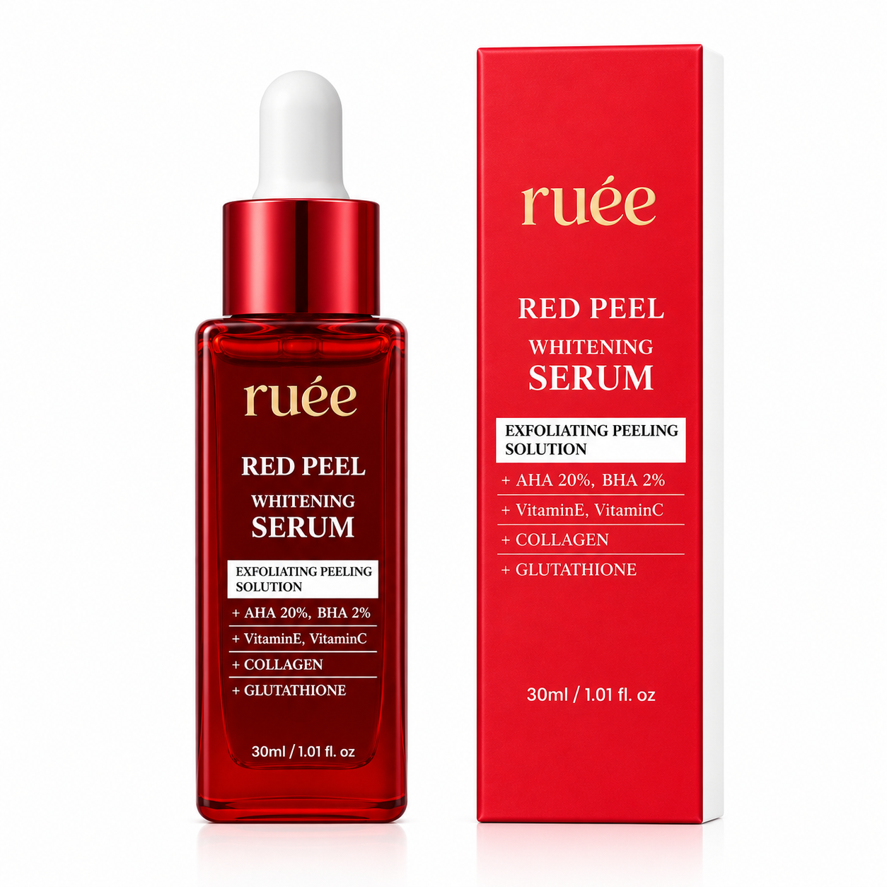 Ruee Red Peel Whitening Serum 30ml