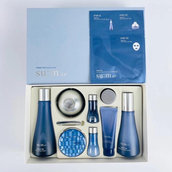 Su:m37 Water Full - Toner 170ml + Lotion 120ml  + Cushion #No21 + Mini Gifts