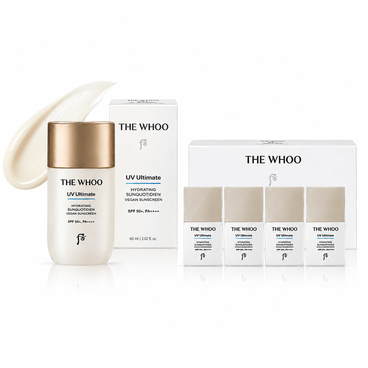 Whoo UV Ultimate Hydrating Sunquid Serum 60ml & Mini Size