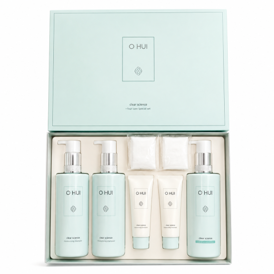 Set Ohui Clear Science Moisturizing Shampoo 400ml*2ea & Conditioner 400ml