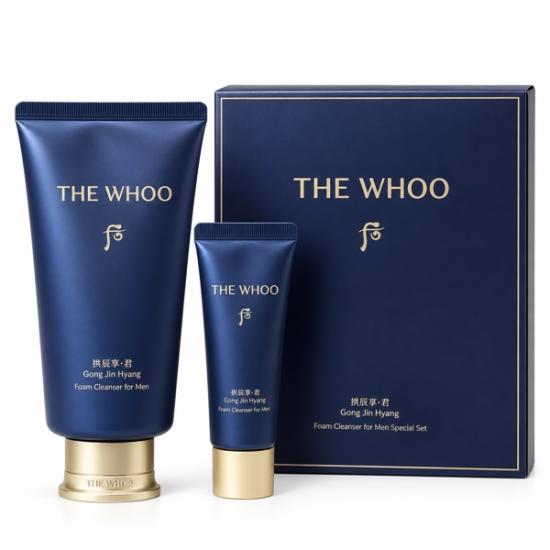 Whoo Foam Cleansing For Men Special Set 180ml & 40ml